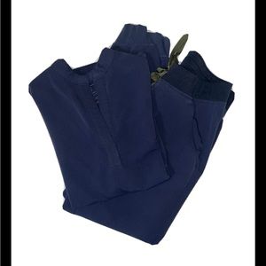 Figs QUIET NAVY Set Small Zamora Pant XS Rafaela Top